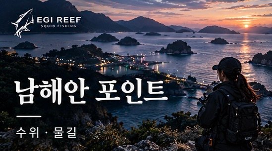 남해안 무늬오징어 에깅 포인트｜여수·통영 출조 선택 가이드