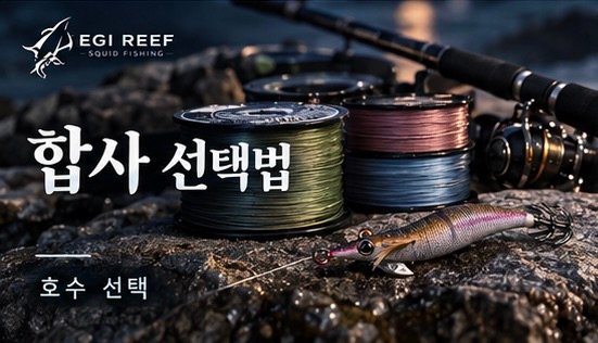 무늬오징어 에깅 합사 선택법｜PE 0.5·0.6·0.8호, 4합사·8합사와 교체 기준
